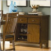 Homelegance Everett Server in Oak 