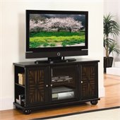 Homelegance Rufus TV Stand (Rta) in Warm Dark Brown Finish