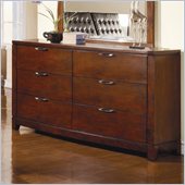 Homelegance Hamilton Dresser in Brown Cherry Finish