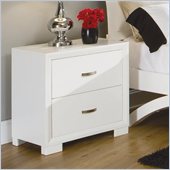 Homelegance Astrid Nightstand in White Finish