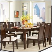 Homelegance Keller Dining Table in Deep Brown