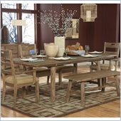 Homelegance Oxenbury Dining Table in Weathered Driftwood