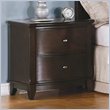 ADD TO YOUR SET: Homelegance Chico Nightstand in Dark Cherry