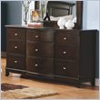 ADD TO YOUR SET: Homelegance Chico Dresser in Dark Cherry