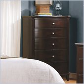 Homelegance Chico Chest in Dark Cherry