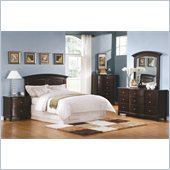 Homelegance Chico 3 Piece Bedroom Set in Dark Cherry