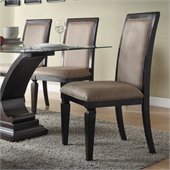 Homelegance Plano Side Chair in Espresso Finish (Set of 2)