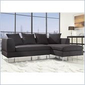 Homelegance Zola 2 Piece Sectional in Charcoal