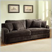 Homelegance Craine Sofa in Textured Plush Microfiber