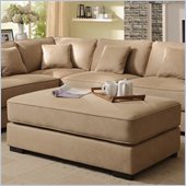 Homelegance Minnis Ottoman in Beige
