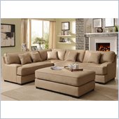 Homelegance Minnis 2 Piece Sectional in Beige