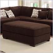 Homelegance Minnis Ottoman in Chocolate