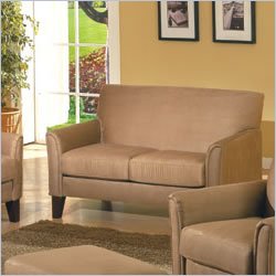 Homelegance Petite Love Seat-Peat