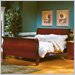 Homelegance Dijon Solid Hardwood Cherry Sleigh Bed