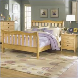 Homelegance Brookwood Solid Hardwood Panel Bed in Natural Finish Best Price
