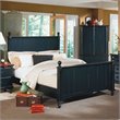 ADD TO YOUR SET: Homelegance Pottery Panel Bed in Black Finish
