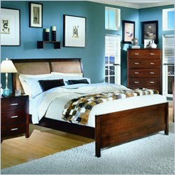 Homelegance Strata Cappuccino Panel Bed