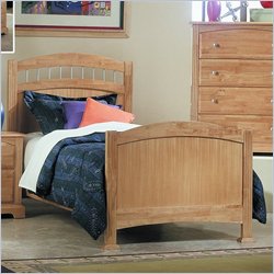 Homelegance Truckee Solid Hardwood Youth Panel Bed in Natural Finish