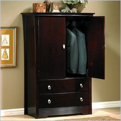 Homelegance Syracuse TV/Wardrobe Armoire in Merlot