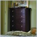Homelegance Syracuse 6 Drawer Chest in Merlot Finish