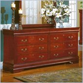 Homelegance Dijon Cherry 8 Drawer Dresser