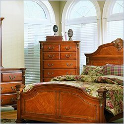 Homelegance Legacy 5 Drawer Chest in Warm Cognac Finish