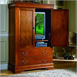 Homelegance Bastille Warm Cherry TV Armoire