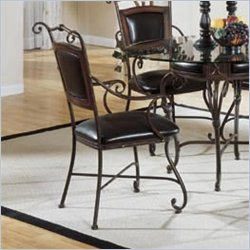 Homelegance Rosette Arm Chair (Set of 2)