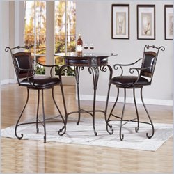 Homelegance Rosette Pub Table