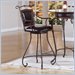 Homelegance Rosette Set of 2 Swivel Counter Stool