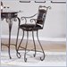 Homelegance Rosette Swivel Pub Chair (Set of 2)