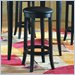 Homelegance Liz 24 Inch Seat Height Swivel Counter chair in Black (Set of 2)
