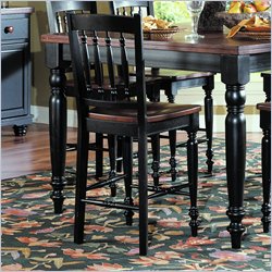 Homelegance Oxford Black Finish Counter Chair (Set of 2)