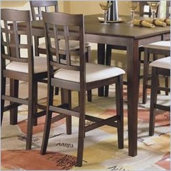 Homelegance Santosa 24" Seat Height Counter Chair in Merlot Finish (Set of 2)