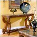 Homelegance Tarantula Sofa Table with Marble Top