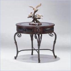 Homelegance Rosette Round End Table by Homelegance
