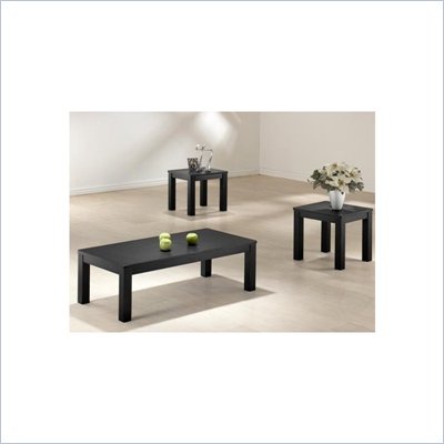 Homelegance Black 3-Piece Occasional Table Set