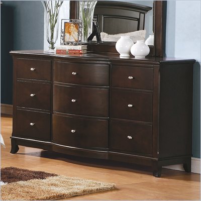 Homelegance Chico Dresser in Dark Cherry