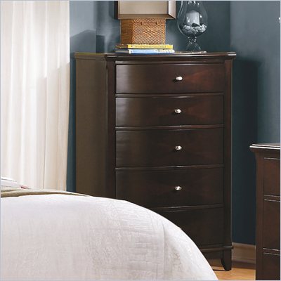 Homelegance Chico Chest in Dark Cherry