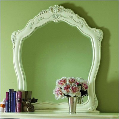 Homelegance Cinderella Mirror in Ecru Finish