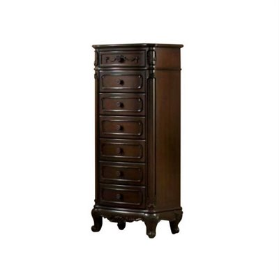 Homelegance Cinderella Tall Chest in Dark Cherry