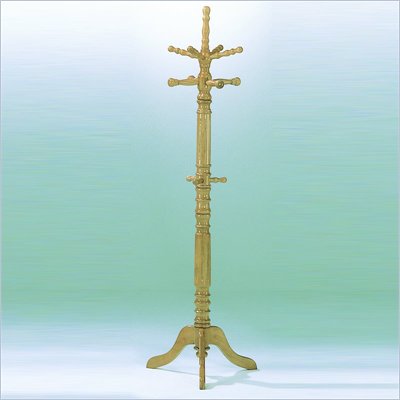 Homelegance Super Deluxe Oak Standing Coat Rack with Umbrella Rack