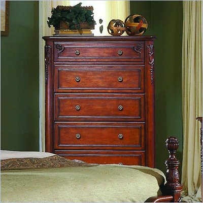 Homelegance Madaleine Chest in Antique Cherry Finish