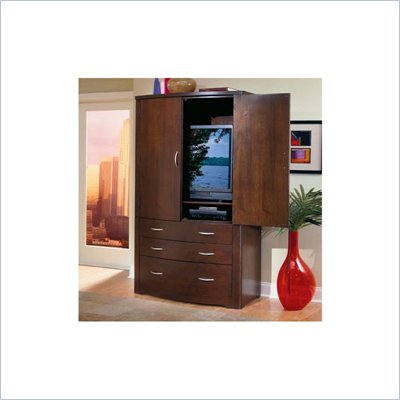 Homelegance Parkside Espresso TV Armoire