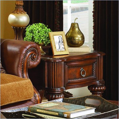 Homelegance Prenzo End Table in Warm Brown Finish