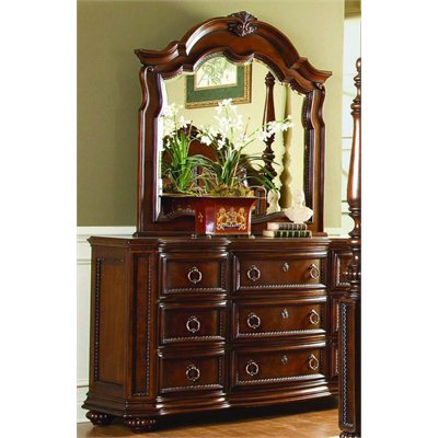 Homelegance Prenzo Triple Dresser in Brown