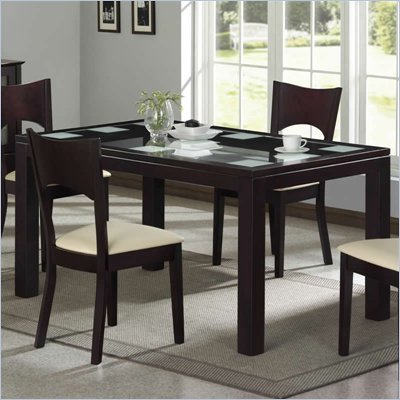 Homelegance Radius Merlot Dining Table