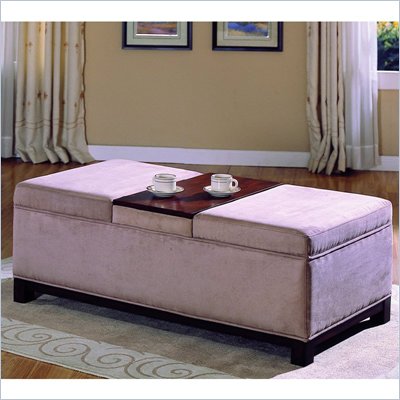 Homelegance Symphony Rectangular Storage Bench Ottoman