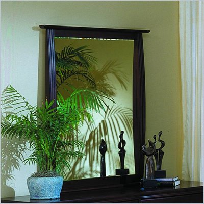 Homelegance Syracuse Mirror in Merlot
