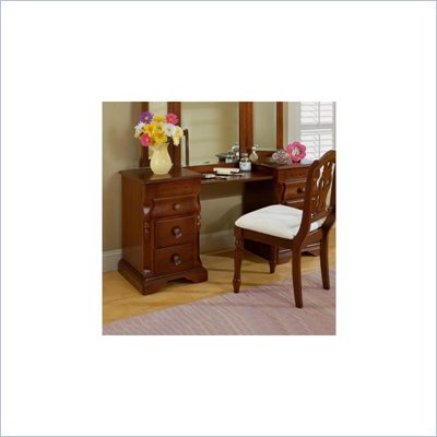 Homelegance The Orleans Cherry Wood Makeup Vanity Table